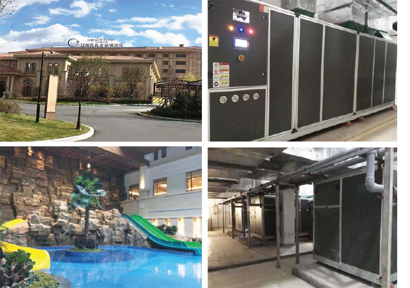 Beşte sıcak su üretimi için en iyi hava kaynaklı ısı pompaları - yıldız otel konuk odaları